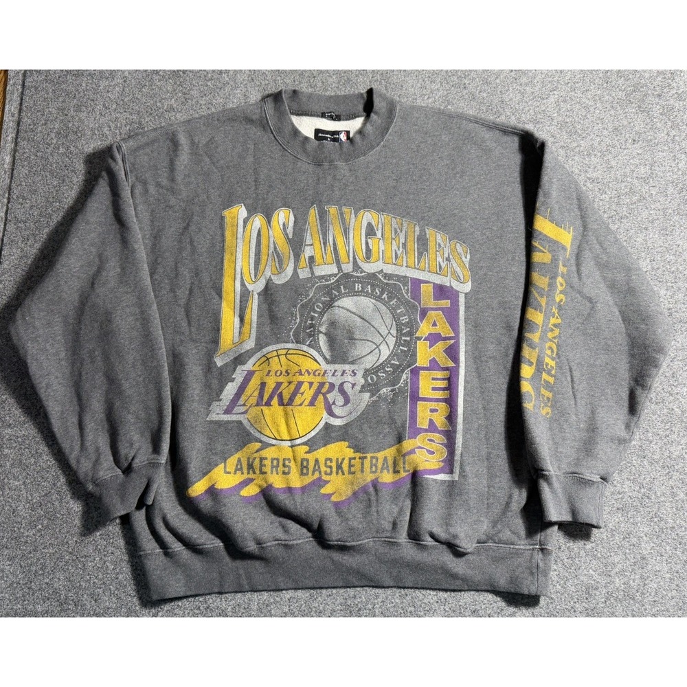 Abercrombie & Fitch Los Angeles Lakers‎ Sweatshirt Large Oversized Vintage Look